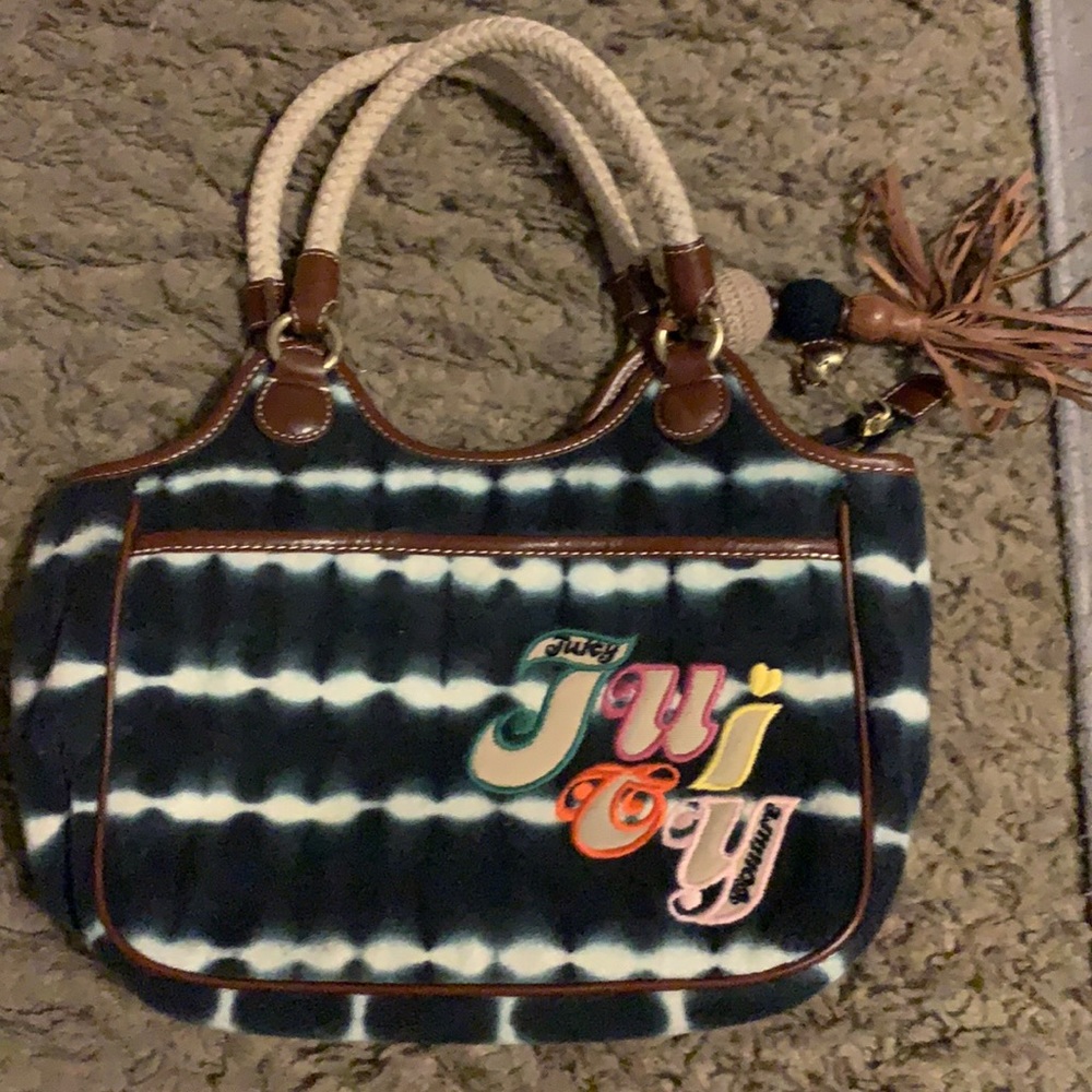 New Juicy Couture rare purse rope handles tassel